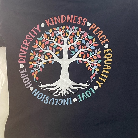 Port and Company Tops - Port & Company positive message shirt